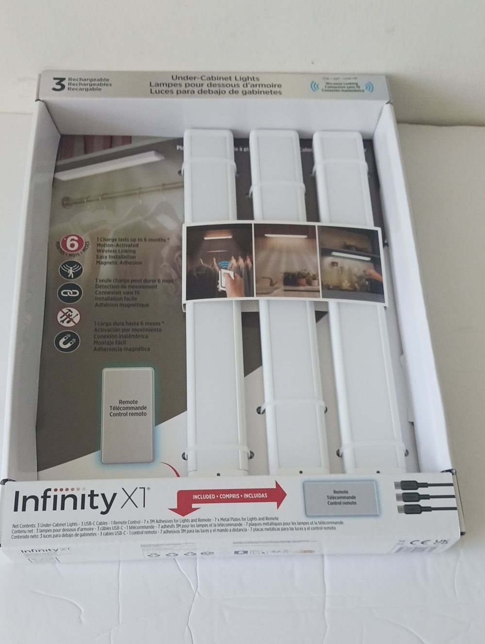Infinity Raine Under-Cabinet LED Lights - White